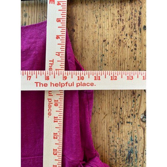 Express Womens Pink Sleeveless Wrap Style Dress XXS Adjustable Strap linen - Picture 6 of 7